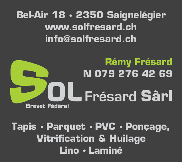Sol Frésard Sàrl Logo de Sol Frésard Sàrl