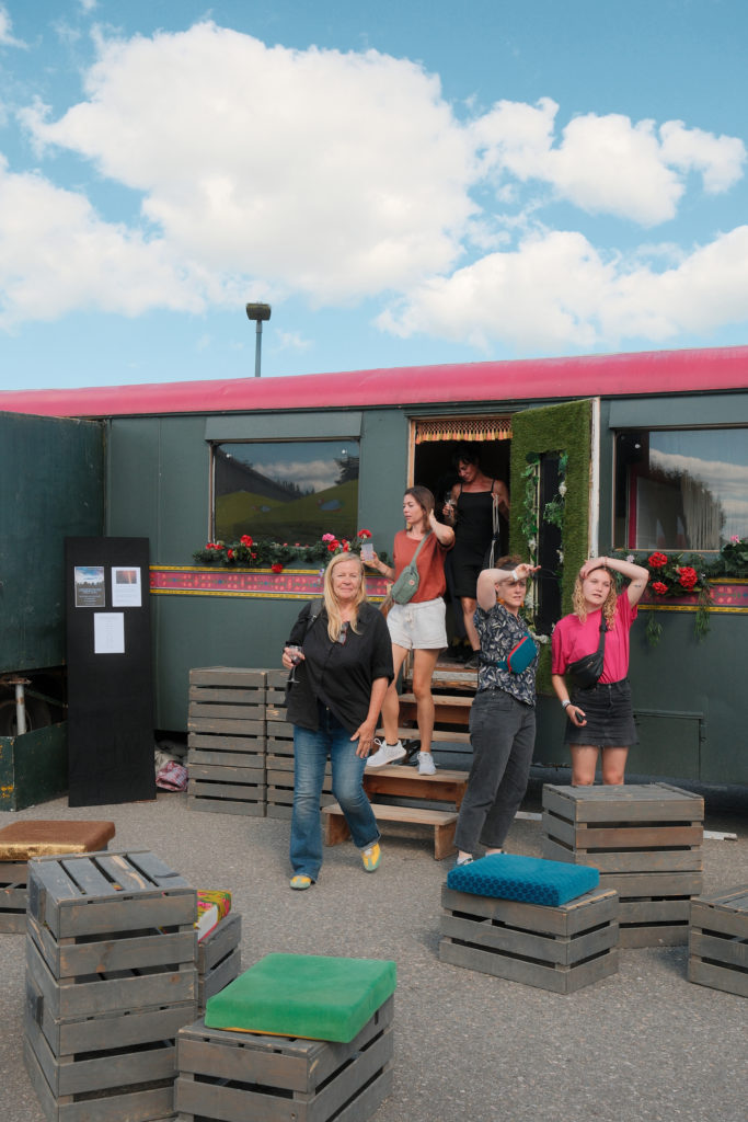 la Roulote du festival Usine Sonore - Crédit photo : Simon Rowell